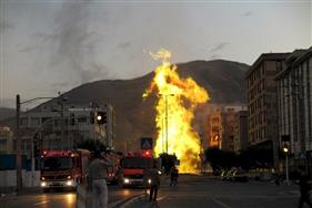درشهران تهران انفجار مهیب رخ داد