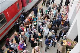 قطار هزار و یکشب اروپایی ها در سواد کوه توقف کرد