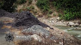 علائم تخریبی احتمالی زیست محیطی سوادکوه ناشی از باطله های زغال سنگ البرز مرکزی